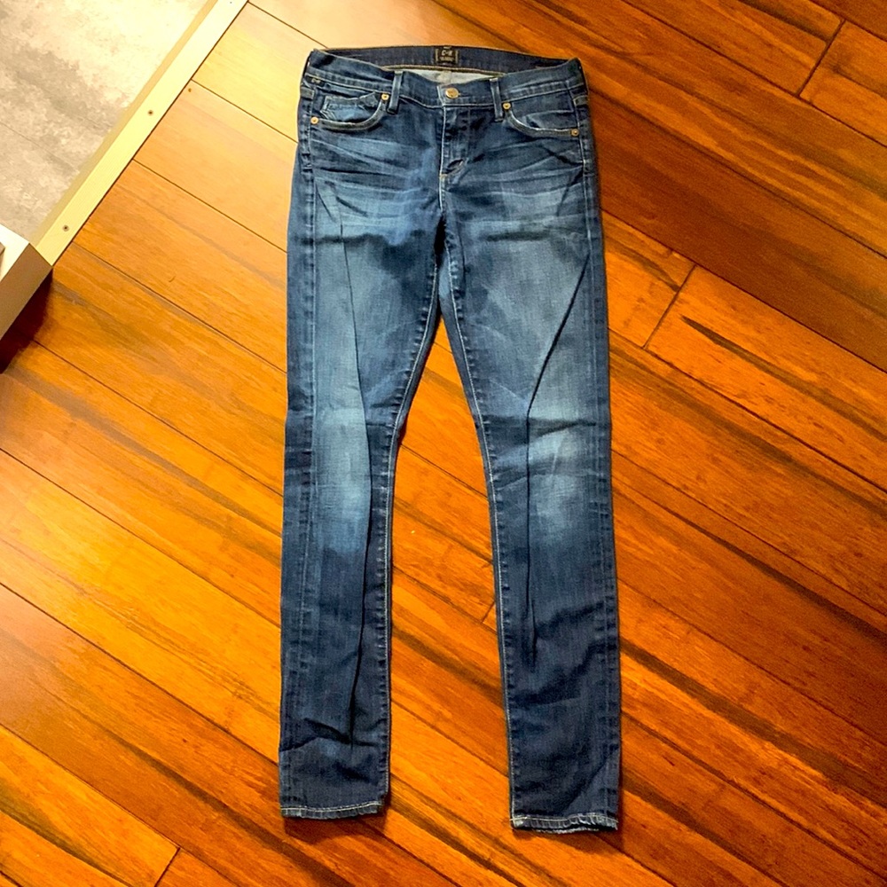 2/$40 HOLIDAY SALE - Citizens of Humanity Avedon low rise skinny jeans size 28